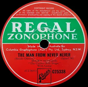 Pochette de The Man From Never Never / Smoky (That Wild Stallion Grand) de Smoky Dawson
