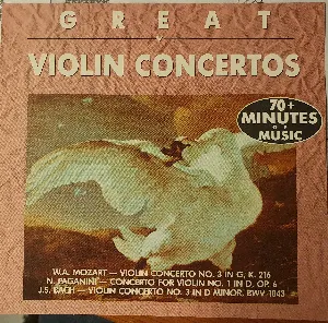 Pochette Great Violin Concertos