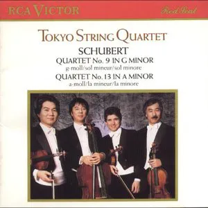 Pochette Quartet No. 9 in G minor / Quartet No. 13 in A minor (Tokyo String Quartet)