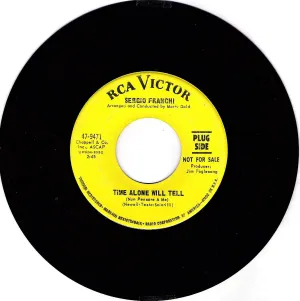 Pochette de Time Alone Will Tell (Non pensare a me) de Sergio Franchi