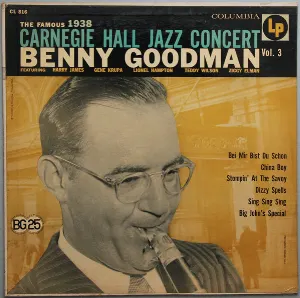 Pochette de The Famous 1938 Carnegie Hall Jazz Concert Vol.3 de Benny Goodman
