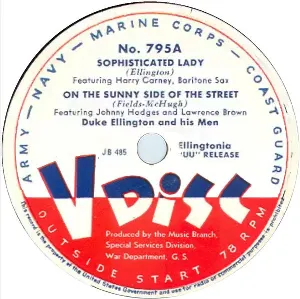 Pochette Sophisticated Lady / On the Sunny Side of the Street / I Can’t Give You Anything but Love / It Don’t Mean a Thing
