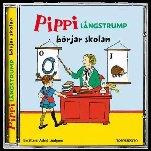 Pochette de Pippi Långstrump börjar skolan de Astrid Lindgren