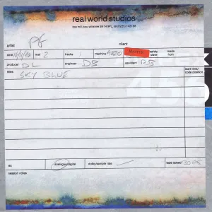 Pochette de Sky Blue (post band version) de Peter Gabriel