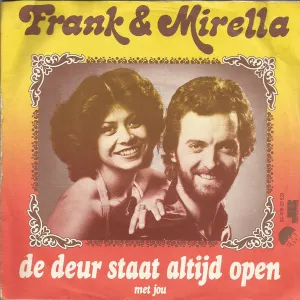 Pochette de De deur staat altijd open de Frank & Mirella