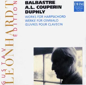 Pochette Balbastre / A.L. Couperin / Duphly: Works for Harpsichord