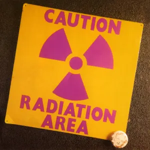 Pochette de Caution Radiation Area de Area
