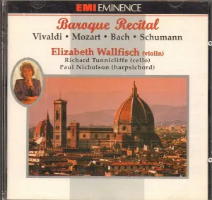 Pochette de Baroque Recital de Richard Tunnicliffe - Johann Sebastian Bach - Robert Schumann - Paul Nicholson - Antonio Vivaldi - Wolfgang Amadeus Mozart - Elizabeth Wallfisch