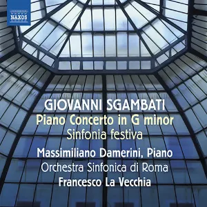 Pochette de Piano Concerto in G Minor / Sinfonia festiva de Orchestra sinfonica di Roma - Francesco La Vecchia