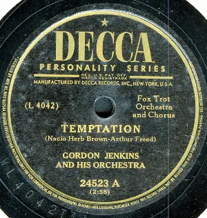 Pochette de Temptation / My Funny Valentine de Gordon Jenkins & His Orchestra