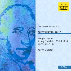 Pochette de String Quartets Vol. 4 of 14 op. 17, nos. 1 – 6 de Auryn Quartet - Joseph Haydn