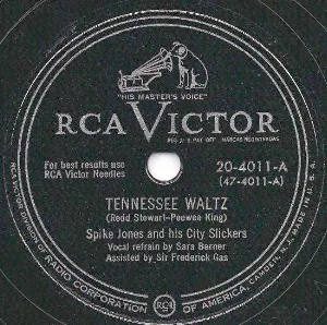 Pochette de Tennessee Waltz / I Haven't Been Home for Three Whole Nights de Spike Jones and His City Slickers