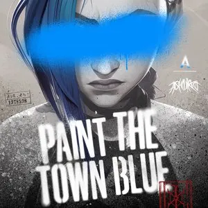 Pochette de Paint the Town Blue de Ashnikko