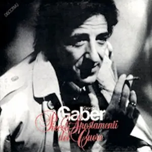Pochette de Piccoli spostamenti del cuore de Giorgio Gaber