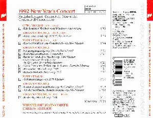Pochette 1992 New Years Concert