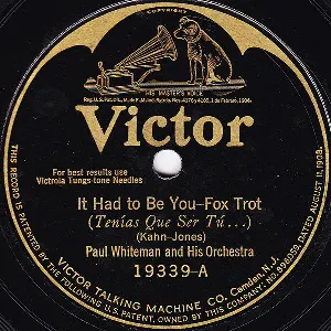 Pochette de It Had to Be You / The Hoodoo Man de Paul Whiteman and His Orchestra