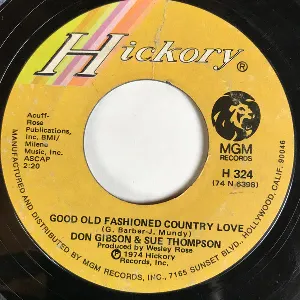 Pochette de Good Old Fashioned Country Love de Sue Thompson - Don Gibson