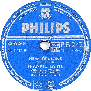 Pochette de New Orleans / Granada de Paul Weston and His Orchestra - Frankie Laine