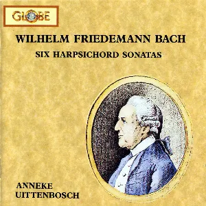 Pochette de Six Harpsichord Sonatas de Wilhelm Friedemann Bach