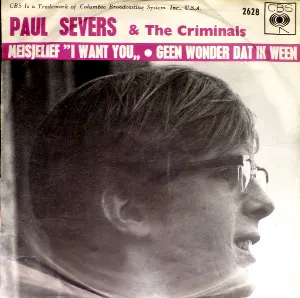 Pochette de Meisjelief “I Want You” / Geen wonder dat ik ween de Paul Severs