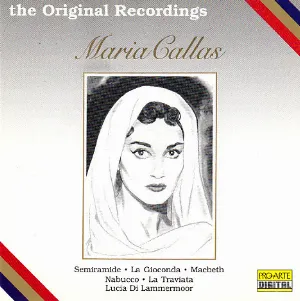 Pochette Maria Callas Live! Famous Italian Concert Recordings