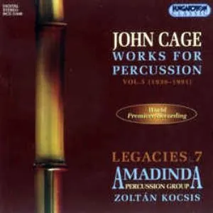 Pochette de Works for Percussion, Volume 5: 1936 - 1991 de John Cage - Zoltán Kocsis