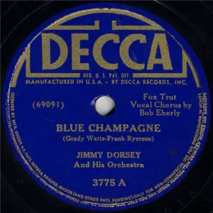 Pochette de Blue Champagne / All Alone and Lonely de Jimmy Dorsey and His Orchestra