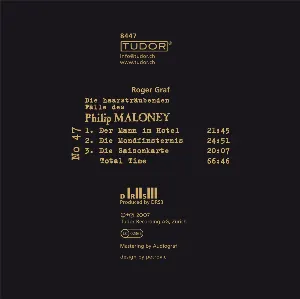 Pochette de Die haarsträubenden Fälle des Philip Maloney, N° 47 de Roger Graf