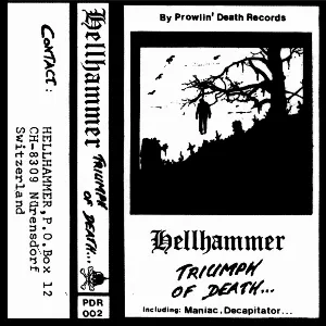 Pochette de Triumph of Death de Hellhammer