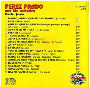 Pochette de Mambo Jambo de Pérez Prado and His Orchestra
