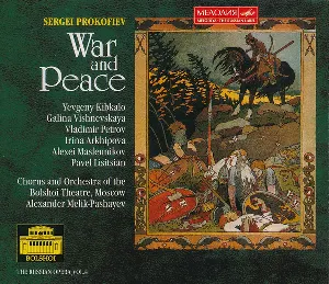 Pochette de War and Peace de Sergei Prokofiev - Bolshoi Theatre Symphony Orchestra - Pavel Lisitsian - Galina Vishnevskaya