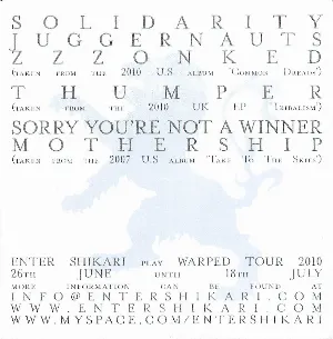 Pochette de Warped Tour 2010 USA/Canada Radio Promo de Enter Shikari