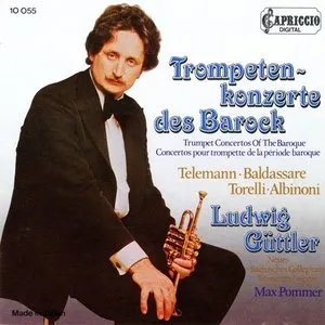 Pochette de Trompetenkonzerte des Barock de Ludwig Güttler