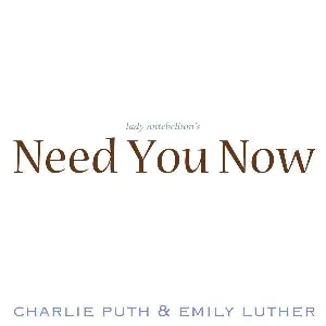 Pochette Need You Now