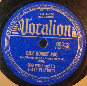 Pochette de Blue Bonnet Rag / Medley of Spanish Waltzes de Bob Wills and His Texas Playboys