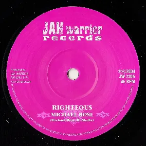 Pochette de Righteous de Michael Rose