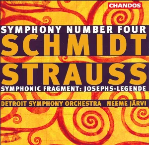 Pochette Schmidt: Symphony no. 4 / Strauss: Symphonic Fragment: “Josephs-Legende”