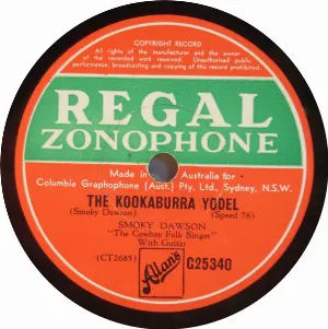 Pochette de The Kookaburra Yodel / There’s a New Schoolteacher at the Old School Now de Smoky Dawson