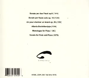 Pochette de Complete Music for Flute de Ralph van Raat - Rudolf Escher