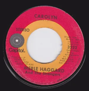 Pochette de When The Feelin’ Goes Away de The Strangers - Merle Haggard