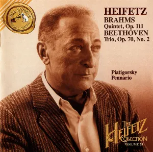 Pochette The Heifetz Collection, Volume 28: Brahms: Quintet, op. 111 / Beethoven: Trio, op. 70 no. 2