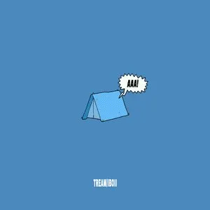 Pochette de Zelten auf Kies de Tream - treamiboii