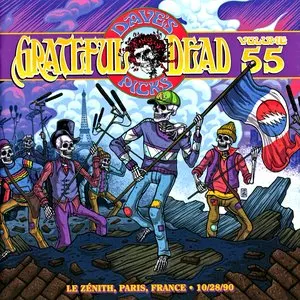 Pochette de Dave’s Picks, Volume 55: Le Zénith, Paris, France (10/28/90) de Grateful Dead