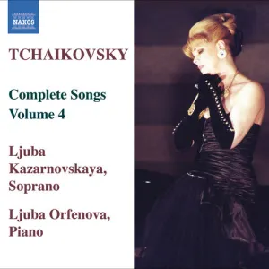 Pochette de Complete Songs, Vol. 4 de Pyotr Ilyich Tchaikovsky