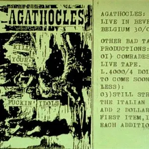 Pochette de Kill Your Fucking Idols de Agathocles