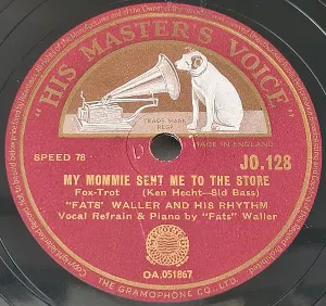Pochette de It's You Who Taught It to Me / My Mommie Sent Me to the Store de Fats Waller and His Rhythm