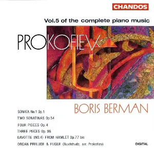 Pochette de Complete Piano Music, Volume 5 de Boris Berman