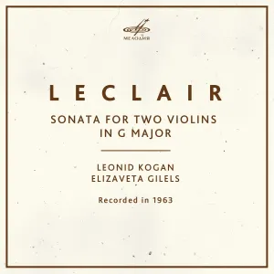 Pochette de Sonata for Two Violins in G major de Jean‐Marie Leclair