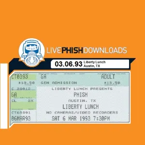 Pochette de 1993-03-06: Liberty Lunch, Austin, TX, USA de Phish