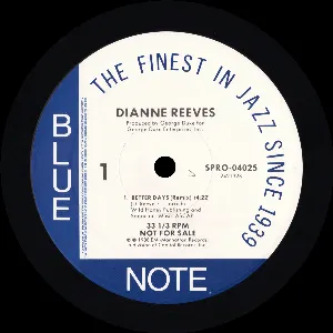 Pochette de Better Days de Dianne Reeves